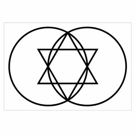 Vesica Piscis Reprogramador Gr Radiônico de PVC 20x20cm