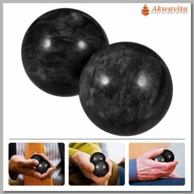 Bola de Saúde Chinesa Pedra Jade Massagem 35mm 2UN-LJ