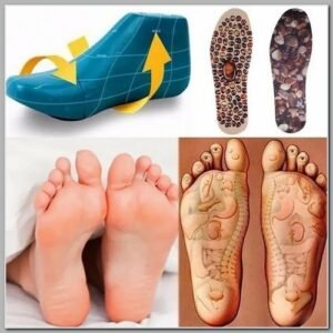 Palmilha Pontos de Reflexologia de Silicone Recortável 36a40