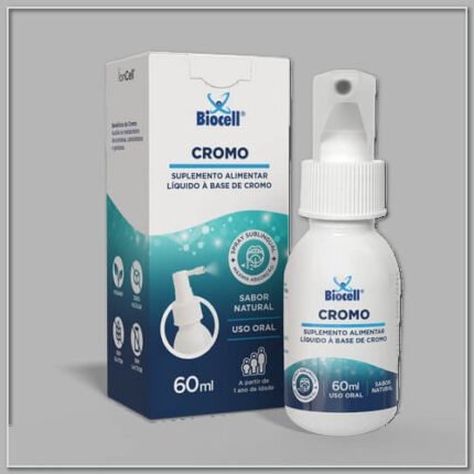 Cromo Suplemento Alimentar Líquido Spray Sublingual 60ml