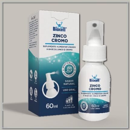 Zinco Cromo Suplemento Alimentar Spray Sublingual 60ml