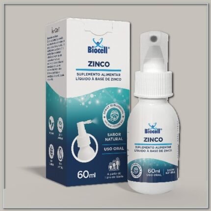 Zinco Suplemento Alimentar Líquido Spray Sublingual 60ml