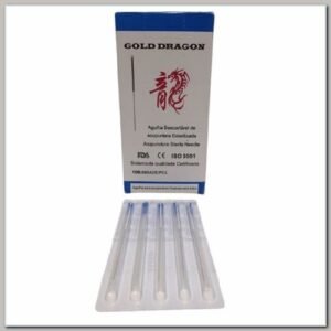 Agulha de Acupuntura argola 30x75 Ind 100UI Chinesa Dragon