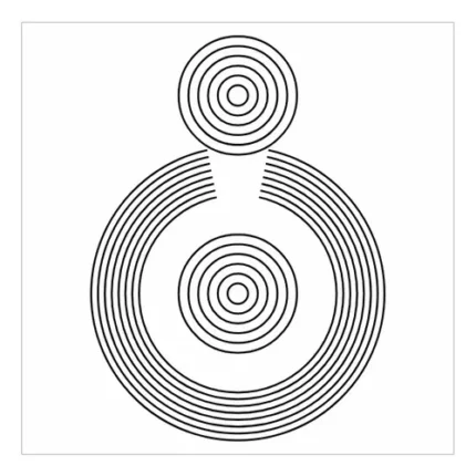 SOS Saúde Gráfico Radiônico de PVC 17cm Placa 19cm