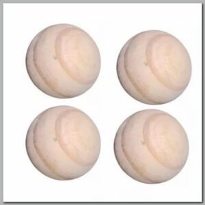 Aromatizador e Massageador Bolas de Madeira 4cm4UN