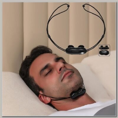 Massageador Inteligente para a Garganta Ajuda Sono Ronco