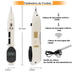 Caneta de MC Localiza e Estimula Pontos Acupuntura LY508B