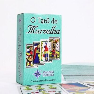 Tarô de Marselha 78 Cartas Coloridas Arcanos-Mandala
