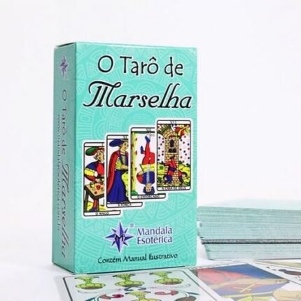 Tarô de Marselha 78 Cartas Coloridas Arcanos-Mandala