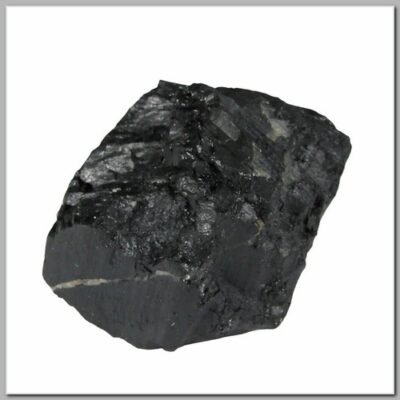 Pedra Turmalina Negra Bruta anti Magia Negra 45g-LJ