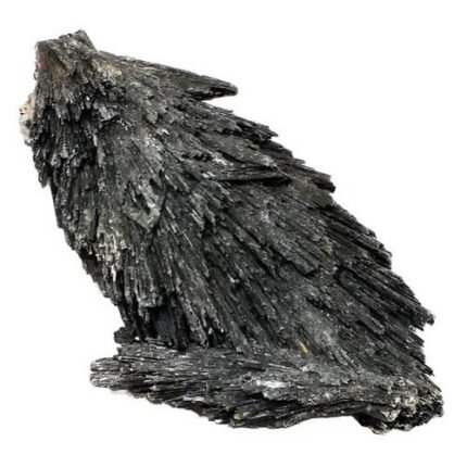 Pedra Cianita Preta Vassoura de Bruxa Limpa e Protege 40g