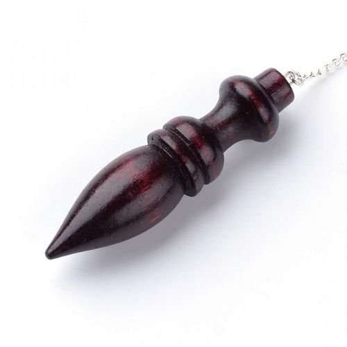 Pêndulo Egípcio de Madeira Escura sem Lastro 7cm