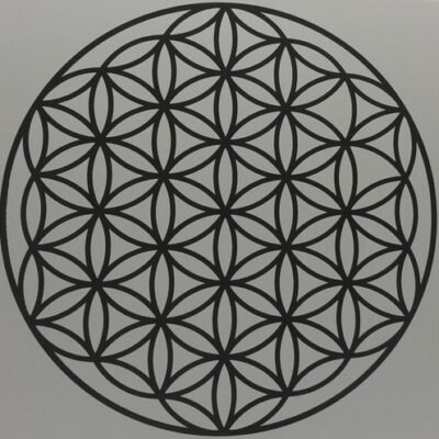 Flor da Vida a Criação Gráf Radiônico PVC 32cmx2mm-MSS