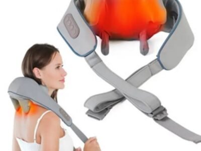 Massageador de Pescoço Cervical Ombros Coluna e Calor Infra