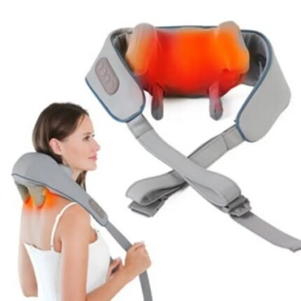 Massageador de Pescoço Cervical Ombros Coluna e Calor Infra