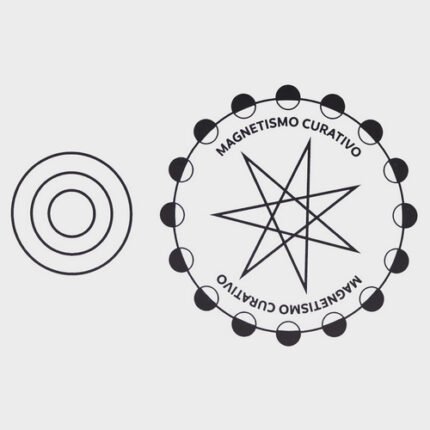 Magnetismo Vital e Curativo Gráfico Placa PVC 19cm