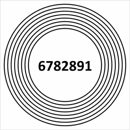 Saúde Financeira Gráfico Radiônico PVC 17cm Placa 19cm