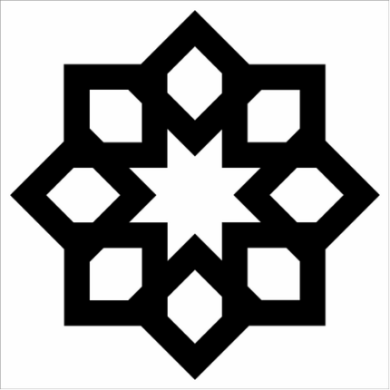 Quadrata Ordem Gráfico Radiônico de PVC 17cm 19cm