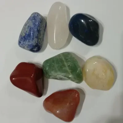 Kit 7 Pedras dos Chakras Conexão Espiritual 380 gr
