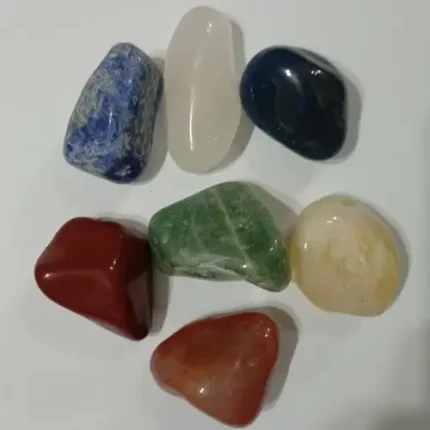 Kit 7 Pedras dos Chakras Conexão Espiritual 380 gr
