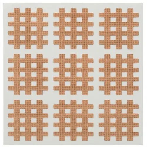 Cross Tape Técnica Spiral Tape P 21x27mm 180UN Bege-Kindmax
