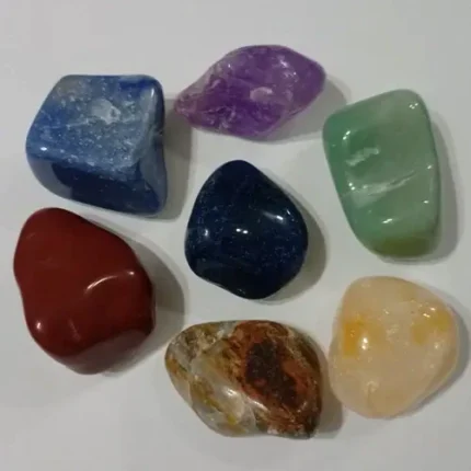 Kit 7 Pedras dos Chakras Equilíbrio Energético 380 gr
