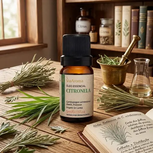 Óleo Essencial de Citronela Proteção e Vitalidade 10ml