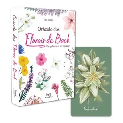 Oráculo dos Florais de Bach 39 Cartas e Livro Tina Simão