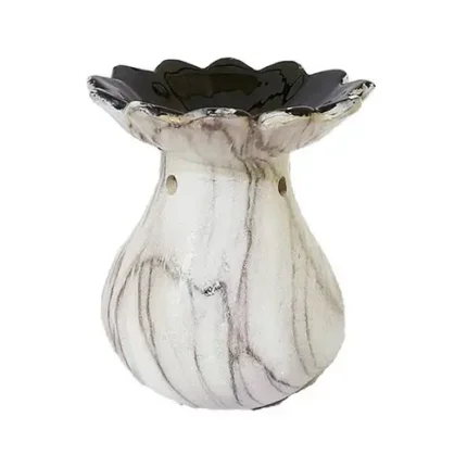 Recho Aromatizador Vaso em Porcelana Aquecimento Vela