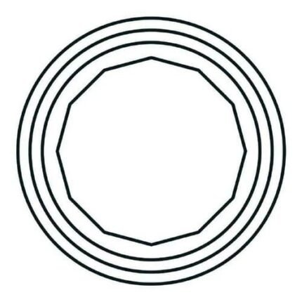 Rejuvenescedor Vitalidade Gráfico Radiônico de PVC 20cm