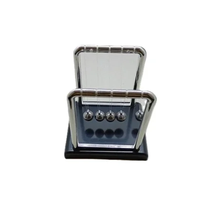Pêndulo de Newton 9x9cm Equilíbrio Movimento e Relaxamento