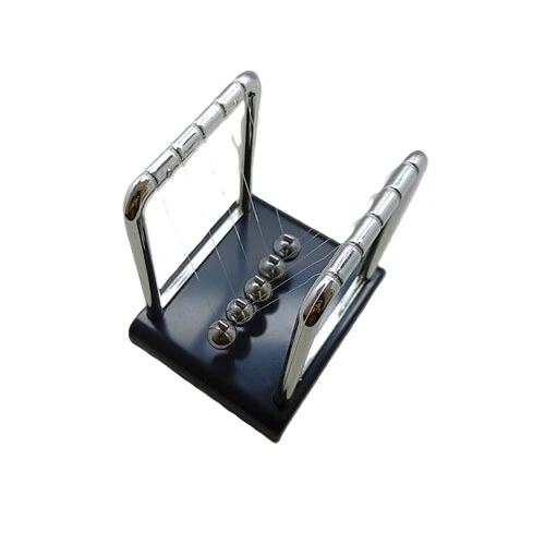 Pêndulo de Newton 9x9cm Equilíbrio Movimento e Relaxamento